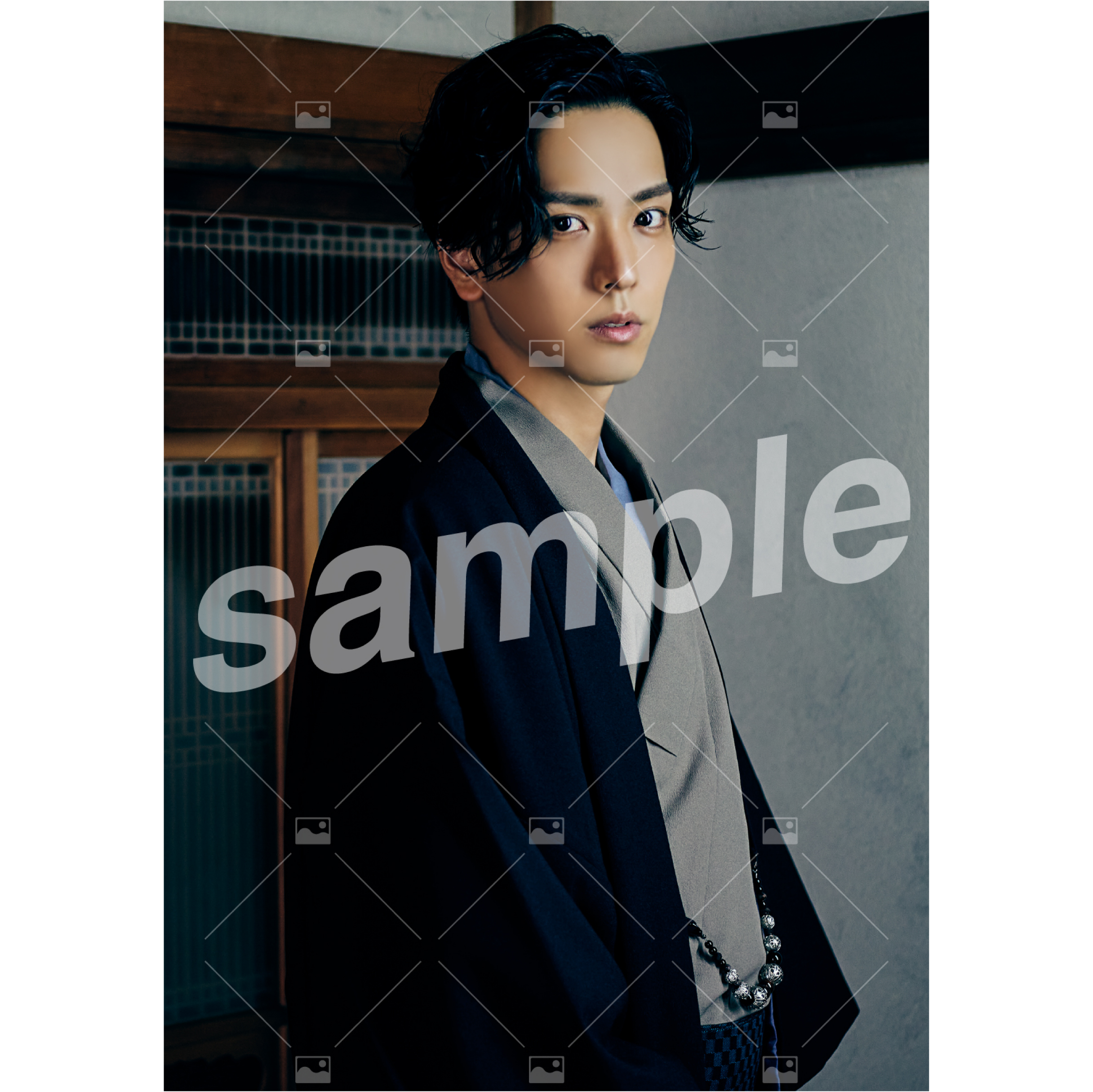 【黒羽麻璃央2021年カレンダー発売記念お渡し会】 特典付きOn-line Photo Bセット（20枚+2枚）