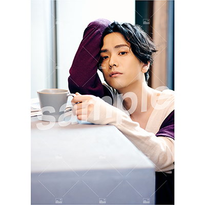 【黒羽麻璃央2021年カレンダー発売記念お渡し会】 特典付きOn-line Photo Aセット（20枚+2枚）