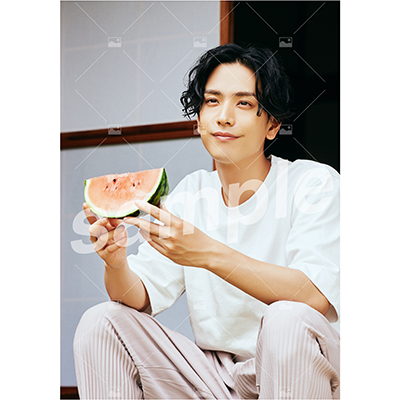 【黒羽麻璃央2021年カレンダー発売記念お渡し会】 特典付きOn-line Photo Bセット（20枚+2枚）