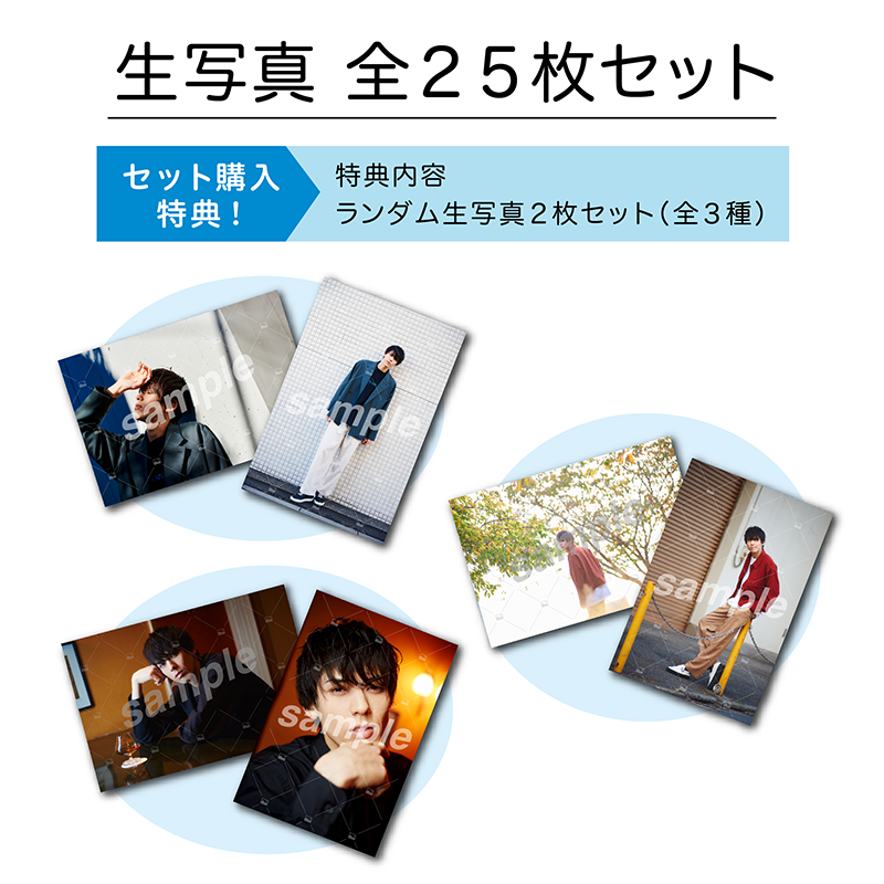 加藤将 FAN EVENT 2021】特典付き生写真フルセット（全27枚入）【受注販売】｜nico