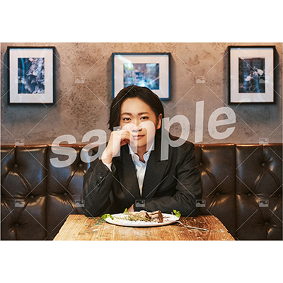 【鳥越裕貴 カレンダー＆バースデーイベントもうすぐサーティワン】  特典付きOn-line Photo Bセット（28枚+3枚）