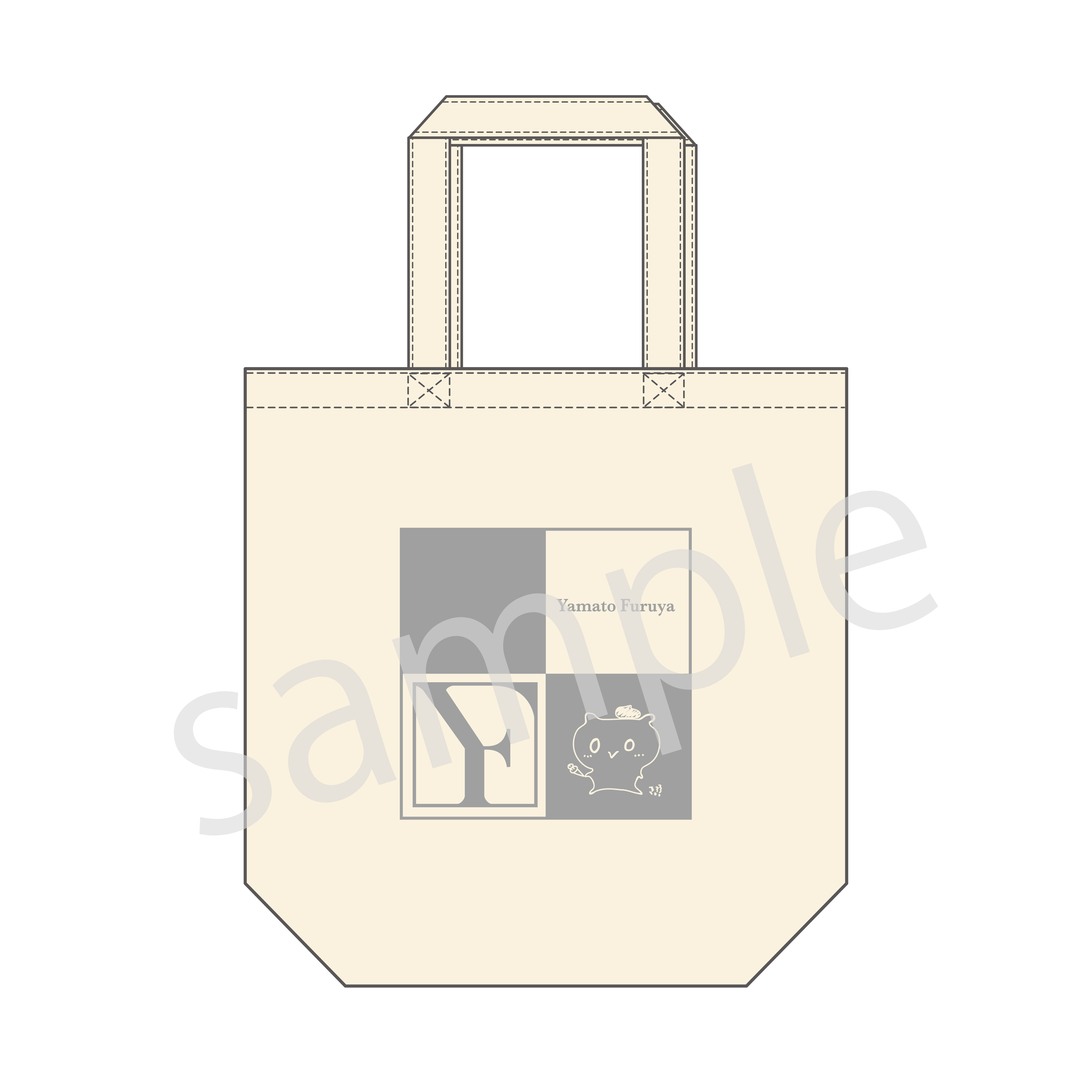 遅れてごめんね「ふるややまとのたんじょうび」トートバッグC【数量限定・先着販売】