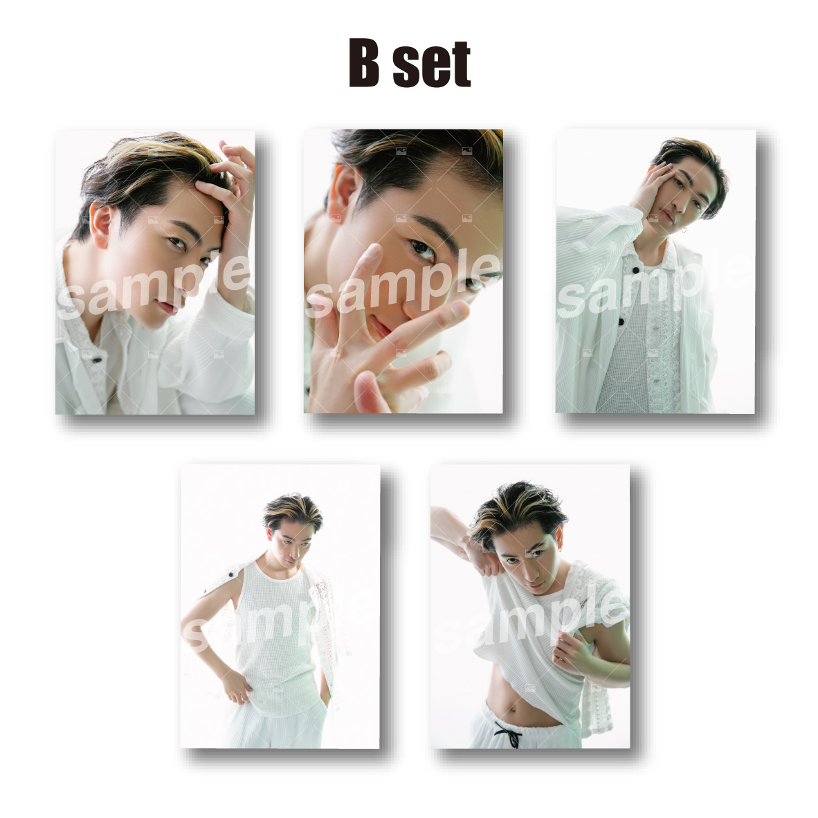 FAN MEETING2022 「BLACK & WHITE」 ブロマイドセットB【数量限定・先着販売】